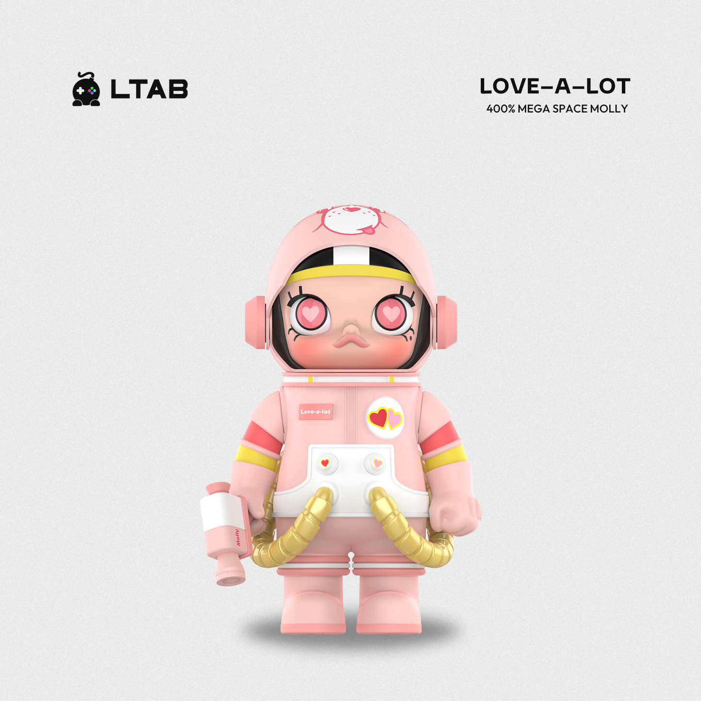 MEGA SPACE MOLLY 400%+100% Love A Lot Bear (Care Bear)