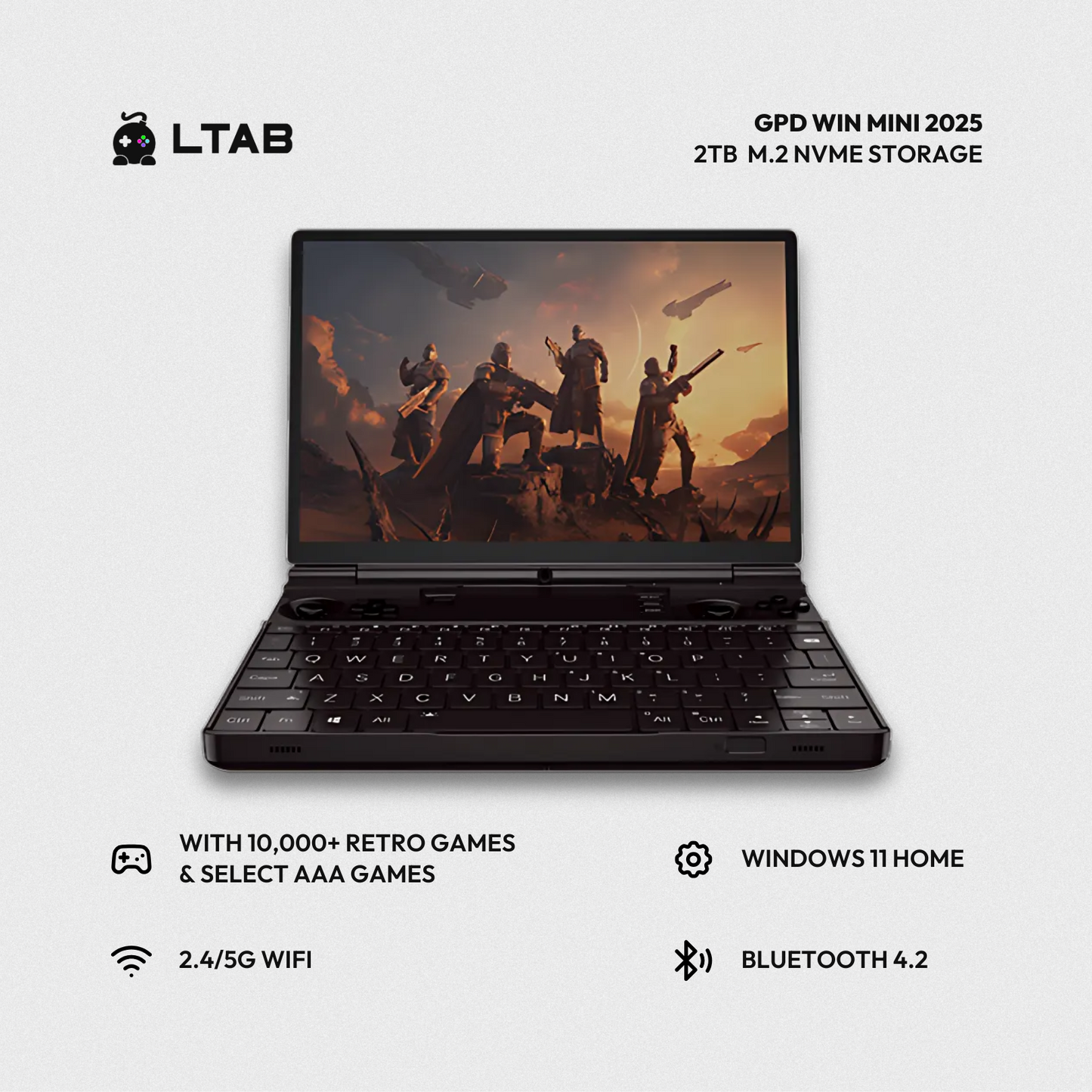 GPD Win Max 2 2025 | 2TB Retro + AAA Game Package