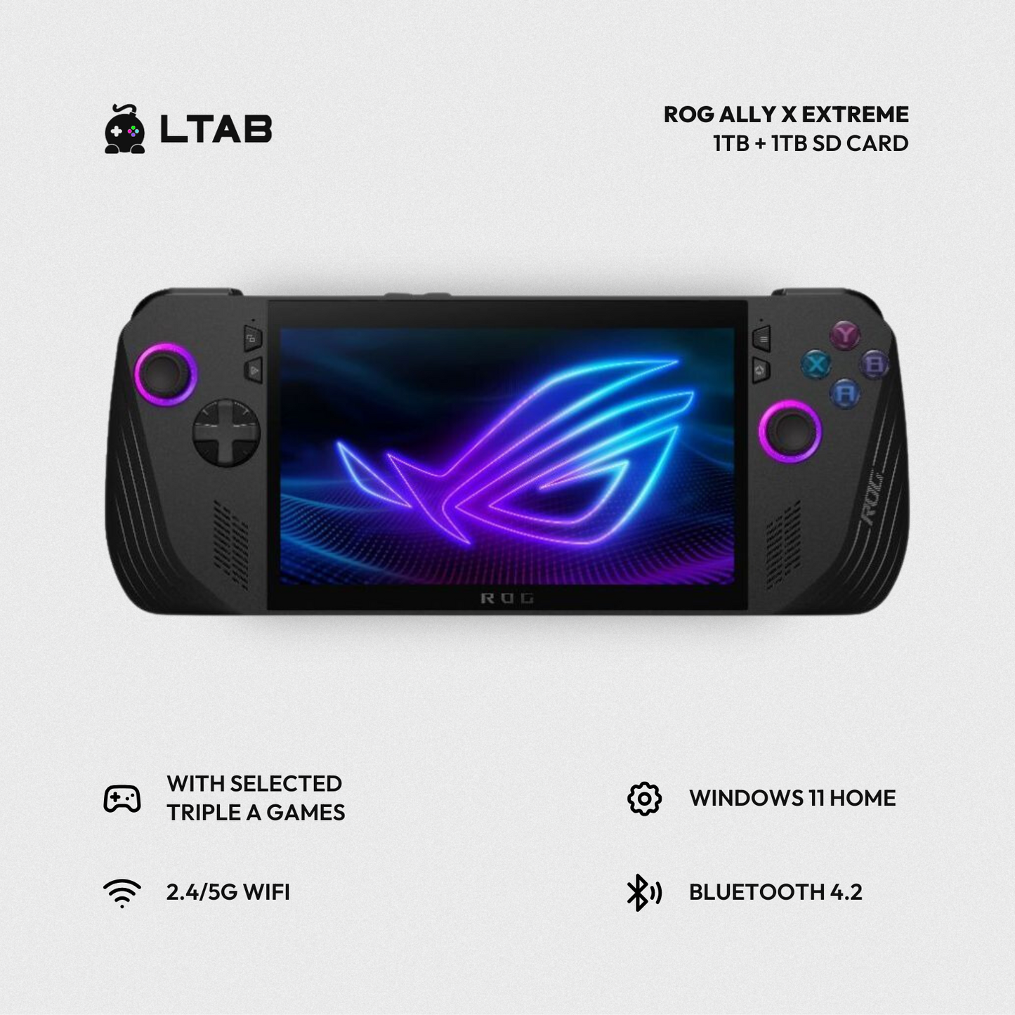 ASUS ROG Ally X Extreme | 1TB+1TB Game Package