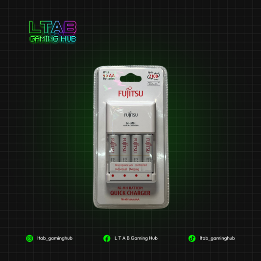 Fujitsu 4XAA Batteries Quick Charger