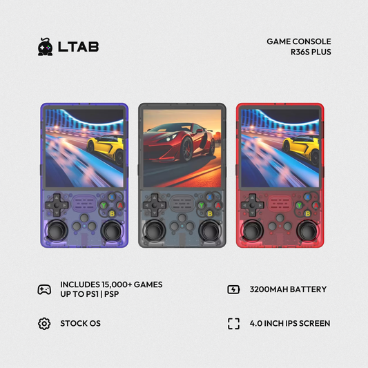 Game Console R36S Plus 4.0-Inch Retro Handheld Game Console
