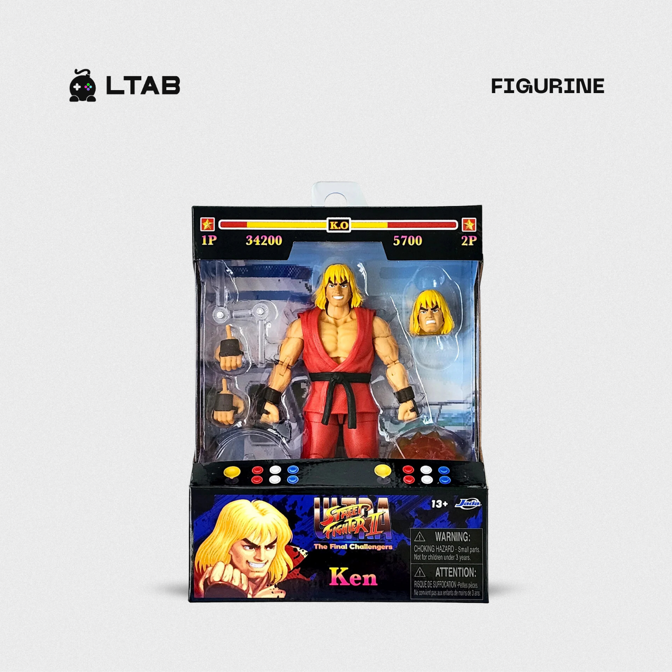 Ken Action Figure Ultra Street Fighter II: The Final Challengers