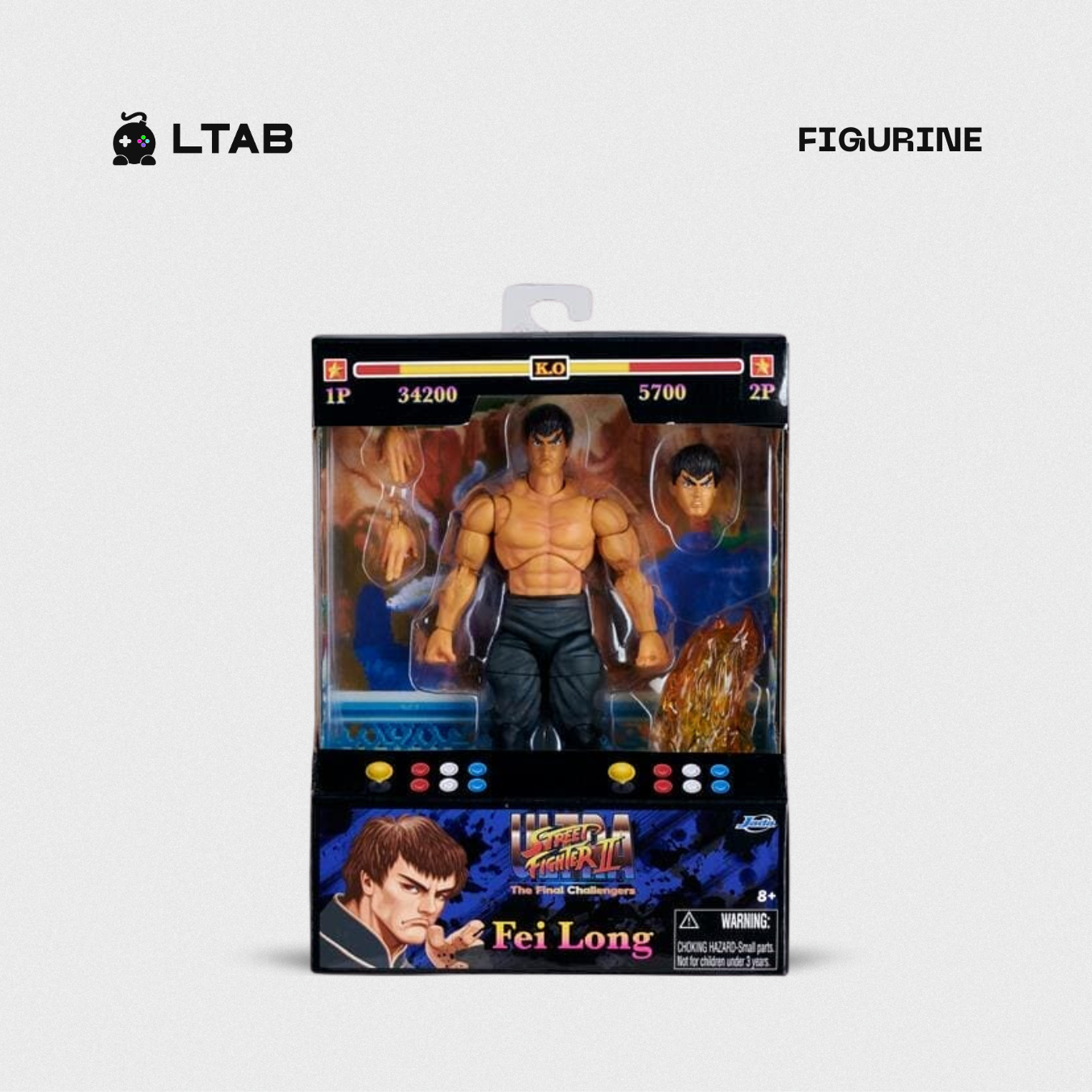 Fei Long Action Figure Ultra Street Fighter II: The Final Challengers