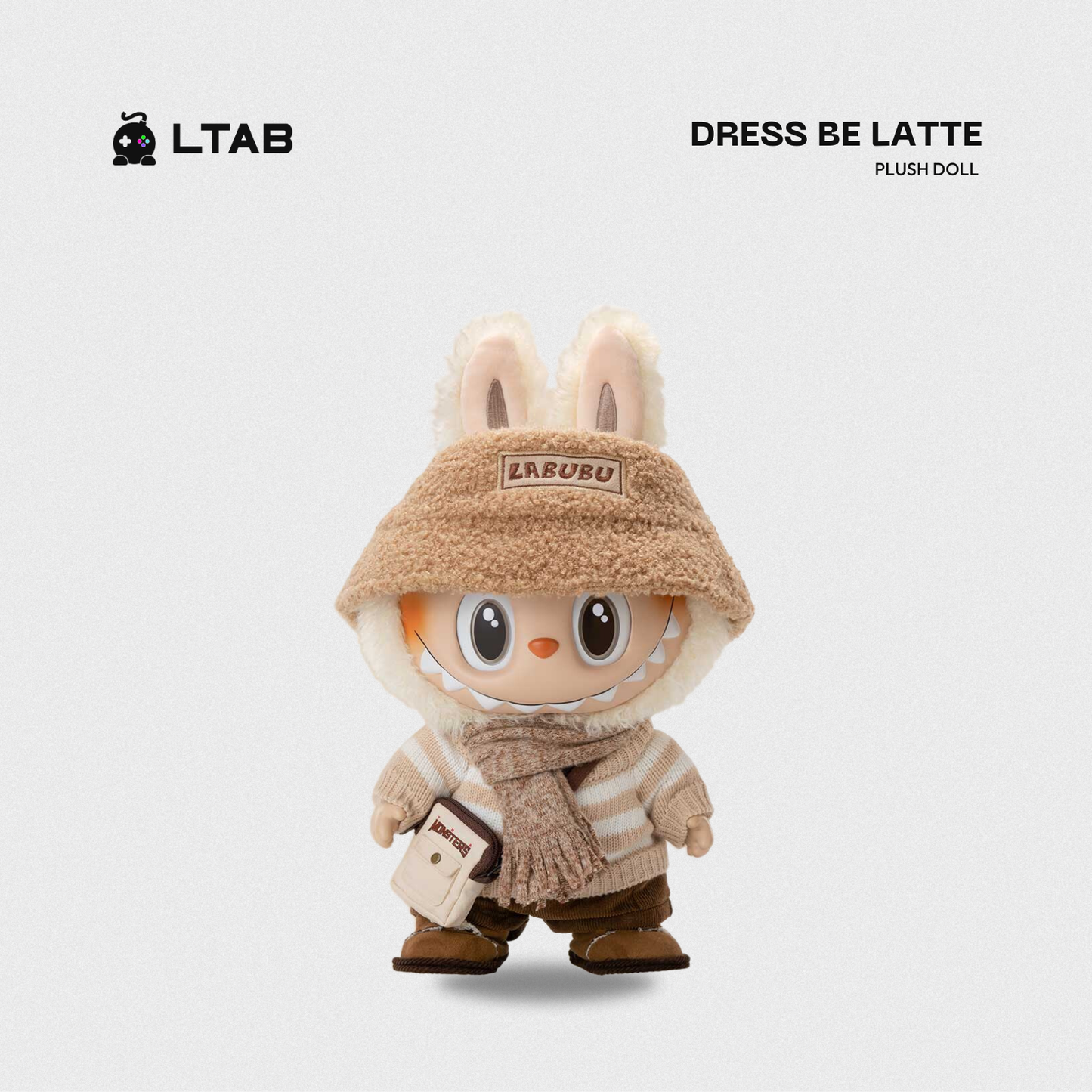 THE MONSTERS Dress Be Latte Vinyl Plush Doll