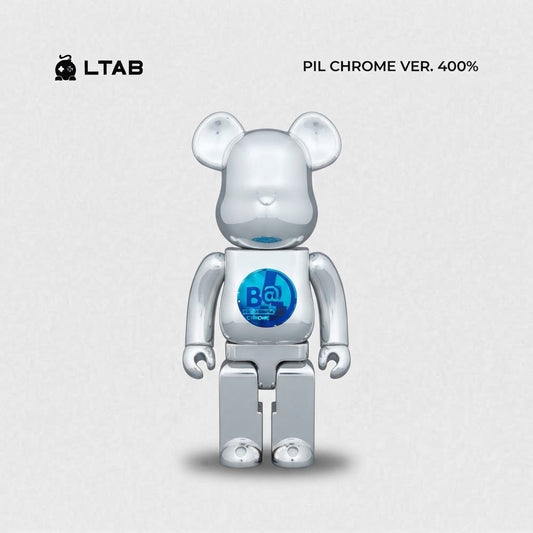 BEARBRICK 400% | PIL CHROME VER.