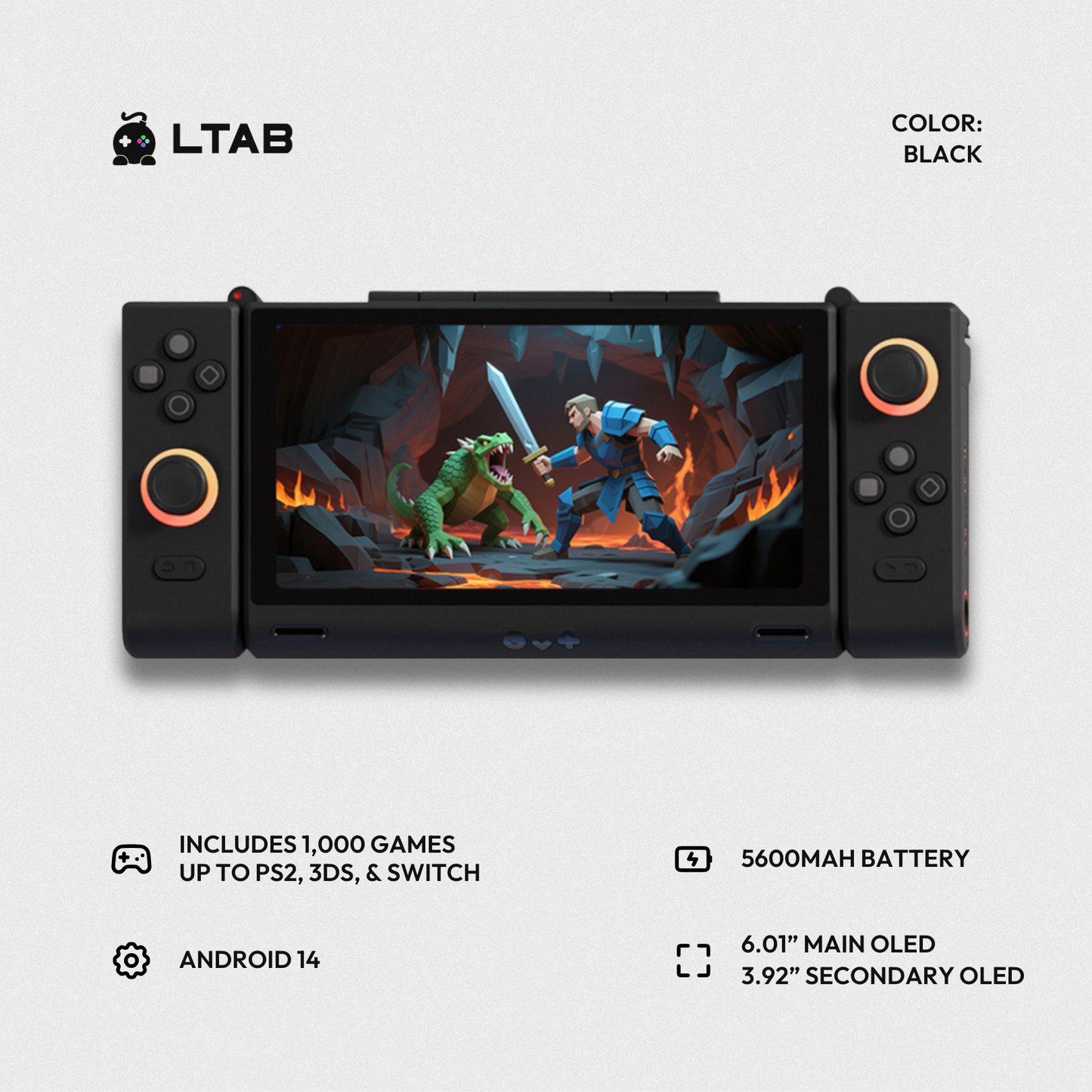 ONEXSUGAR Sugar 1 | Transformable Dual-Screen Handheld